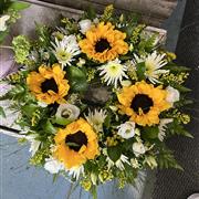 Yellows &amp; White Wreath