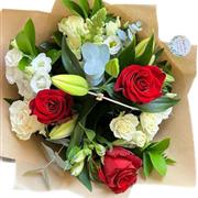 Reds and whites hand tied
