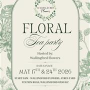 Floral tea party 24th MAY 